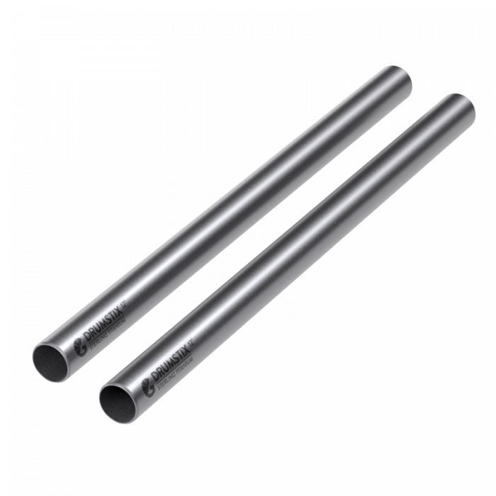 B1252 0006 Drumstix 19mm Titanium Support Rods 12inch Pair 30 4cm web